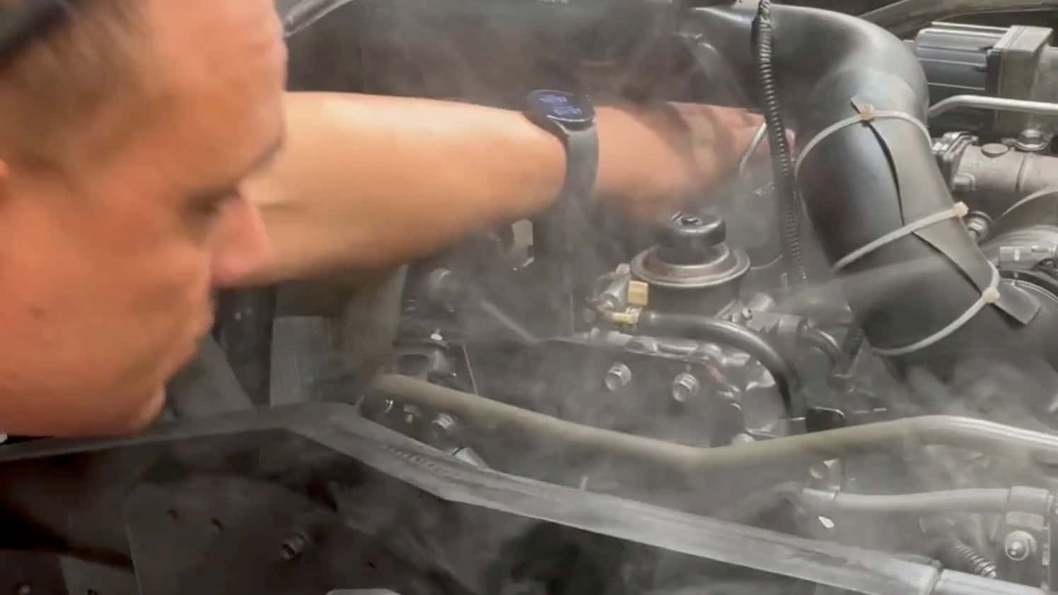 Smoke leak detection